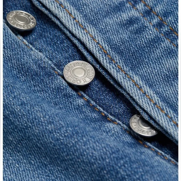 Re/Done 90’s High Rise loose jean in Rio Fade - Picture 6 of 9